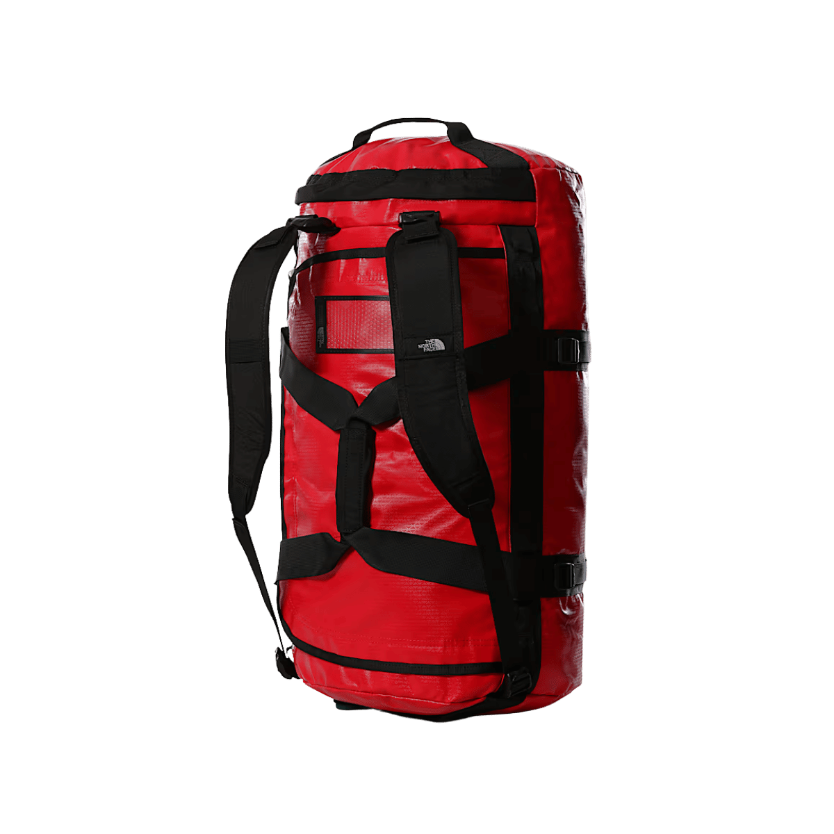THE NORTH FACE BASE CAMP DUFFEL - MEDIUM - TNF RED/TNF BLACK - VERTICAL VIEW