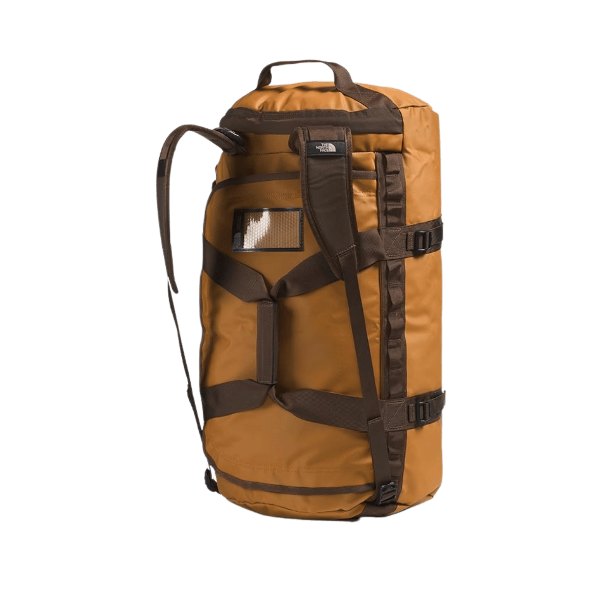 THE NORTH FACE BASE CAMP DUFFEL - MEDIUM - TAN BROWN KHAKI - VERTICAL VIEW