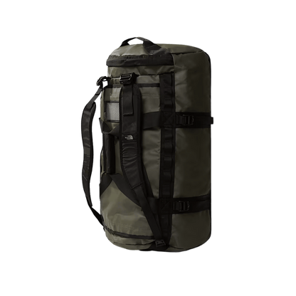 THE NORTH FACE BASE CAMP DUFFEL - MEDIUM - NEW TAUPE GREEN-TNF BLACK NPF - VERTICAL VIEW