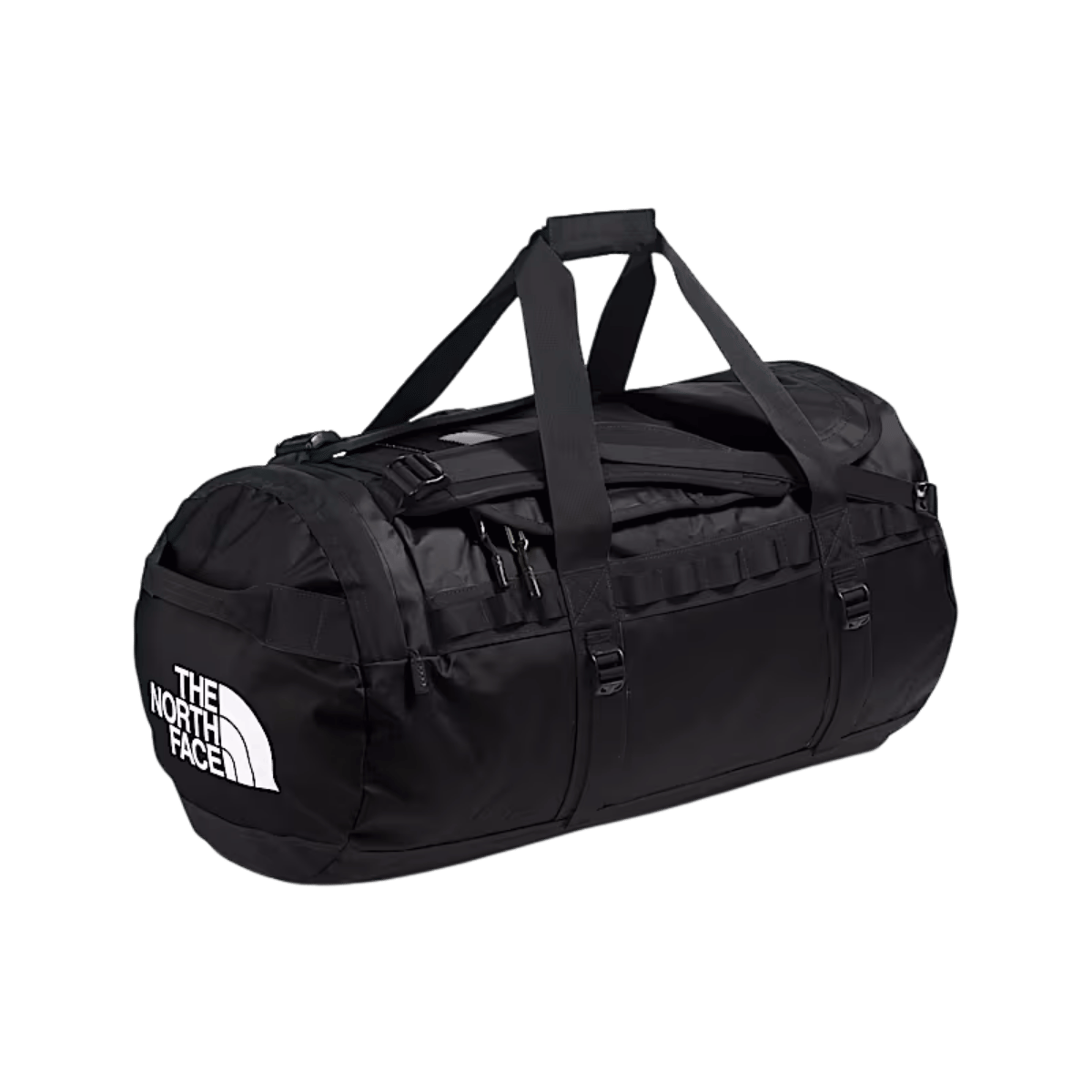 THE NORTHFACE BASE CAMP DUFFEL SM - TNF BLACK/TNF WHITE - FRONT VIEW