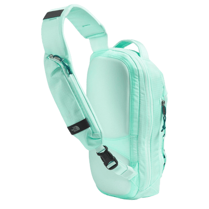 NORTHFACE BOREALIS COMPACT SLING BAG - AQUA BLUE MOSS - BACK VIEW