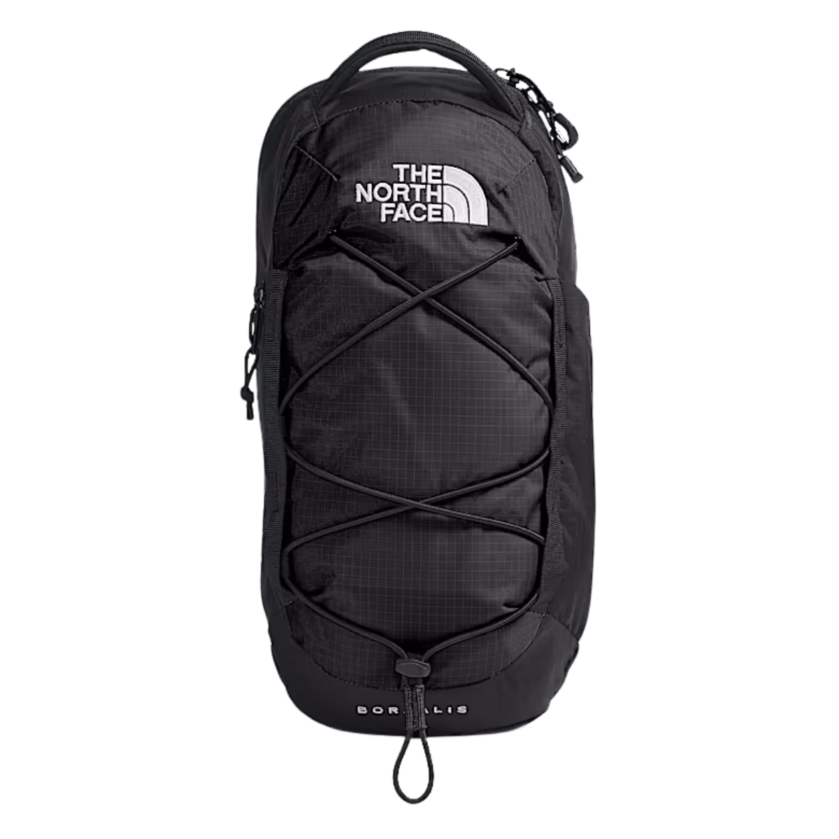 NORTHFACE BOREALIS COMPACT SLING BAG - TNFBLACK_TNFWHITE - FRONT VIEW