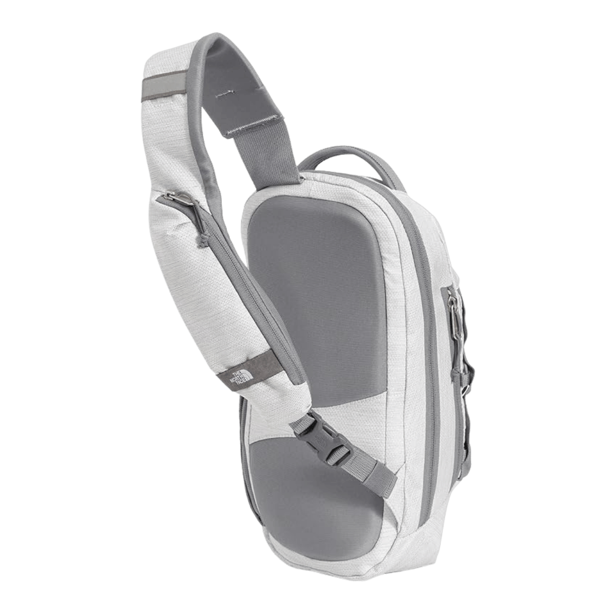 NORTHFACE BOREALIS COMPACT SLING BAG - TNFWHITE_MIDGREY - BACK VIEW