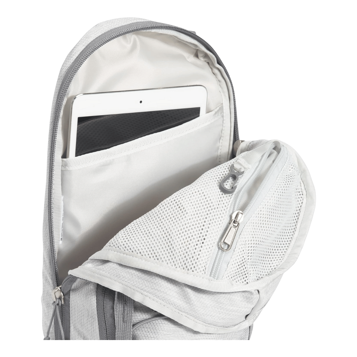 NORTHFACE BOREALIS COMPACT SLING BAG - TNFWHITE/MIDGREY - INNER VIEW