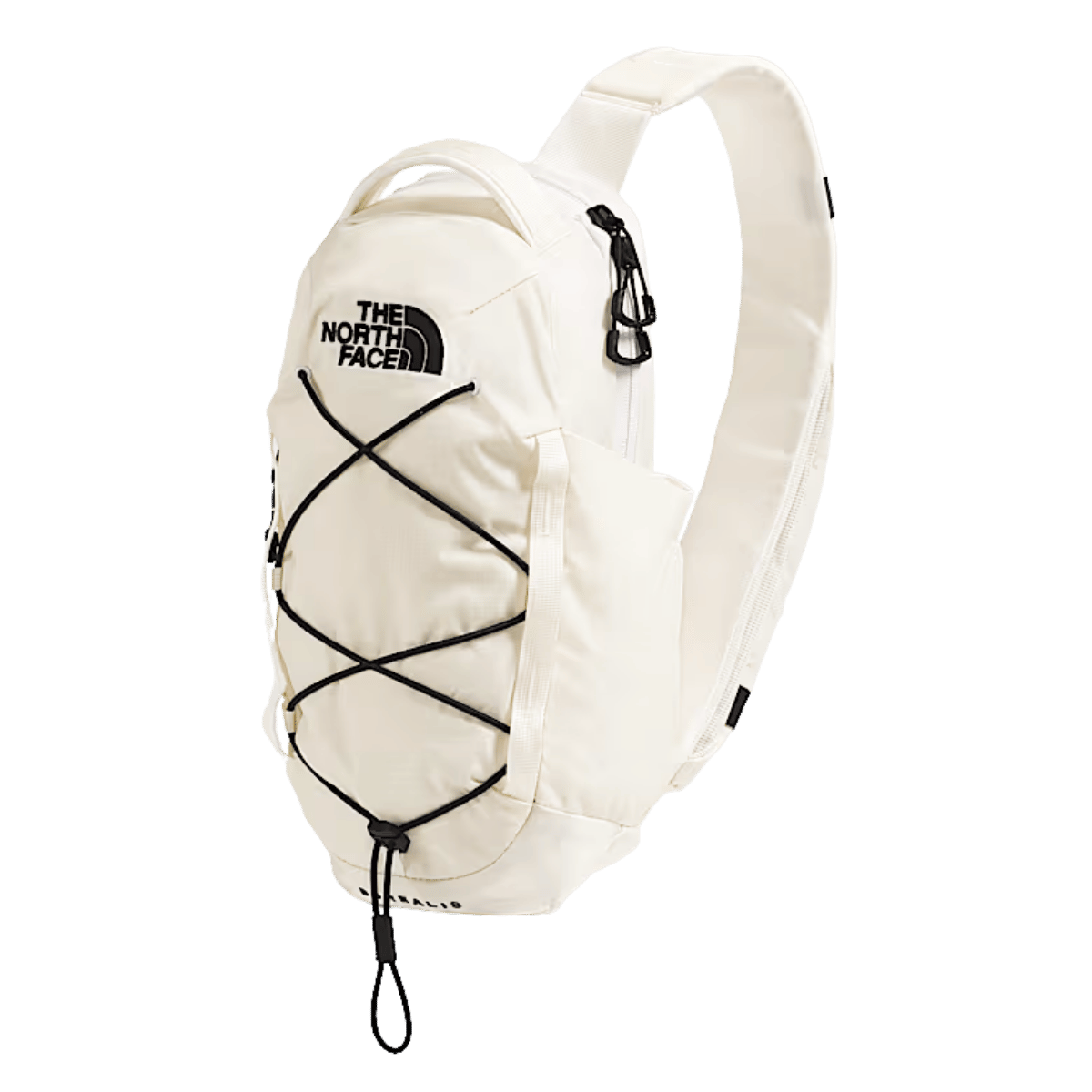 NORTHFACE BOREALIS COMPACT SLING BAG - GARDENIAWHITE - FRONT VIEW