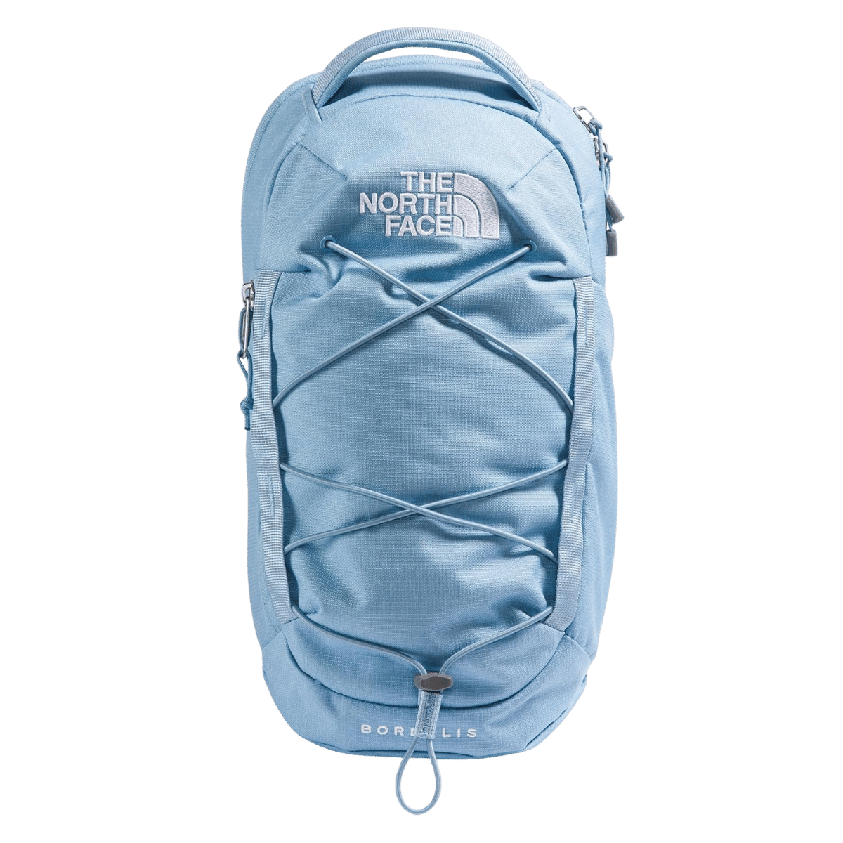 NORTHFACE BOREALIS COMPACT SLING BAG - DK HKTH STL BLU - FRONT VIEW