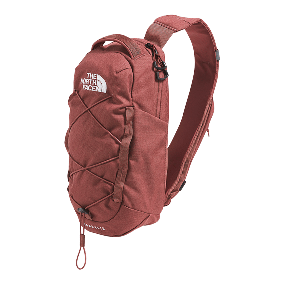 NORTHFACE BOREALIS COMPACT SLING BAG CANYON DUST DARK HEATHER FRONT
