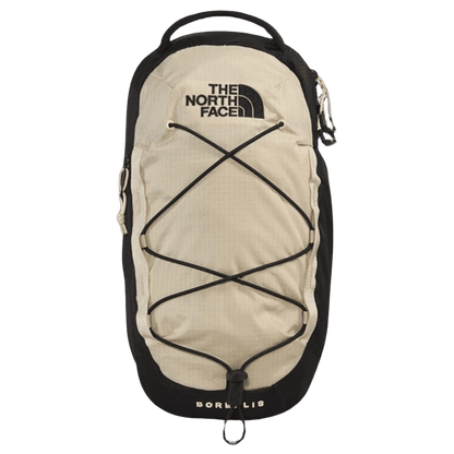 NORTHFACE BOREALIS COMPACT SLING BAG - GRAVEL TNF BLK - FRONT VIEW