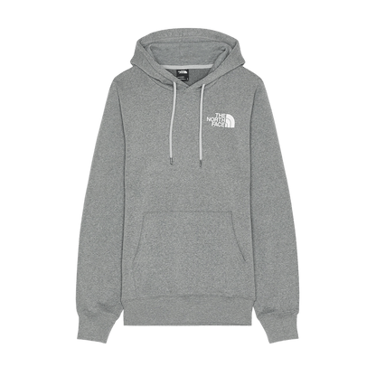 THE NORTH FACE BOX NSE PULLOVER HOODIE JACKET - TNF MEDIUM GREY HEATHER - FRONT VIEW