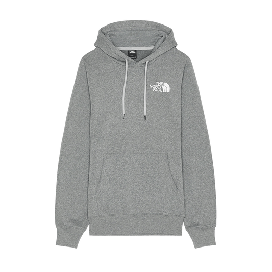 THE NORTH FACE BOX NSE PULLOVER HOODIE JACKET - TNF MEDIUM GREY HEATHER - FRONT VIEW
