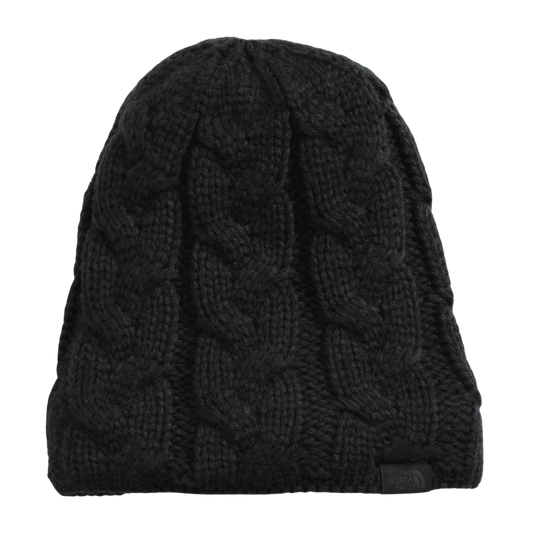 THE NORTHFACE CABLE MINNA BEANIE - ONE SIZE - TNF BLACK