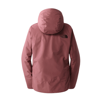 THE NORTH FACE WOMEN'S DESCENDIT JACKET - WILD GINGER - BACK VIEW