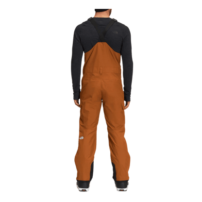 THE NORTHFACE MEN'S FREEDOM BIB'S - LEATHER BROWN - BACK VIEW