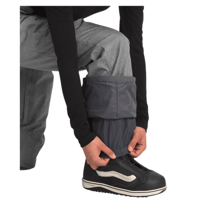 THE NORTH FACE WOMEN'S FREEDOM INSULATED PANT - TNF MEDIUM GREY HEATHER - ANKLE VIEW