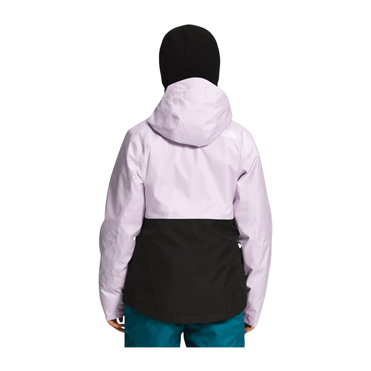 THE NORTH FACE GIRLS' FREEDOM TRICLIMATE JACKET - LAVENDER FOG - BACK VIEW