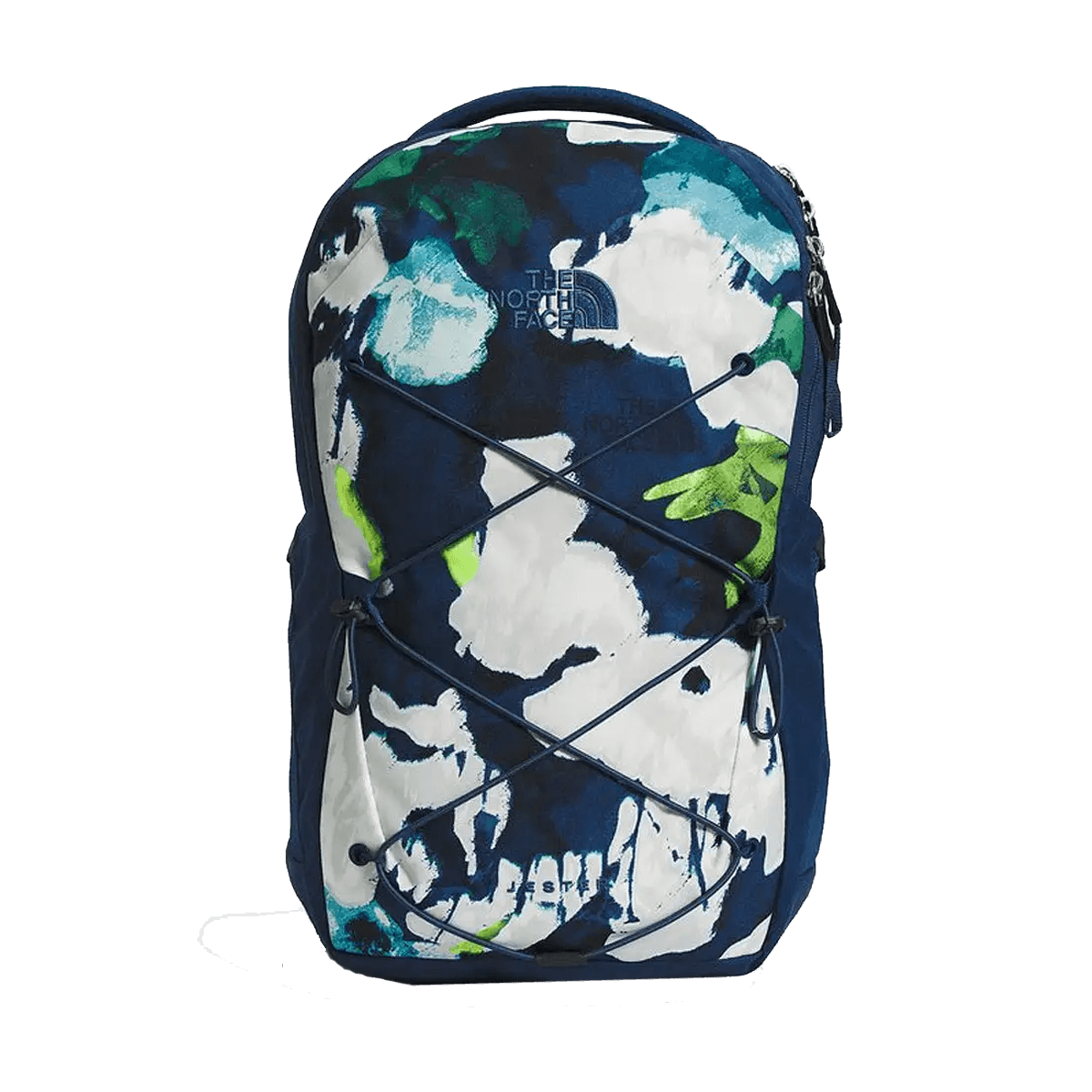 THE NORTH FACE JESTER BACKPACK-  SUMMIT NAVY ABSTRACT FLORAL