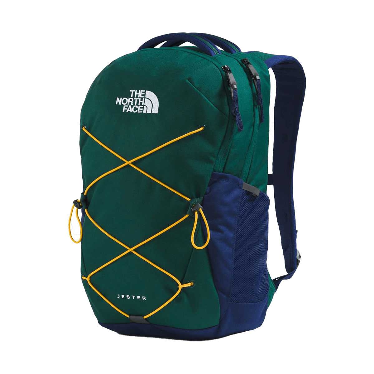 THE NORTH FACE JESTER BACKPACK -  HUNTER GREEN EAGLE BLUE
