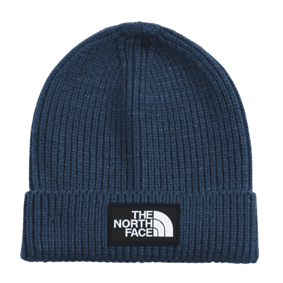THE NORTH FACE KIDS' TNF BOX LOGO CUFFED BEANIE - ONE SIZE - SHADY BLUE