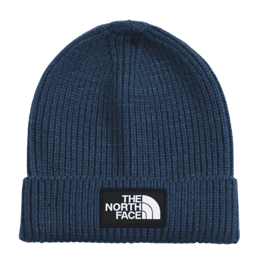 THE NORTH FACE KIDS' TNF BOX LOGO CUFFED BEANIE - ONE SIZE - SHADY BLUE