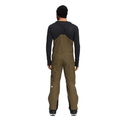 THE NORTH FACE MEN'S FREEDOM BIB - MILITARY OLIVE - BACK VIEW