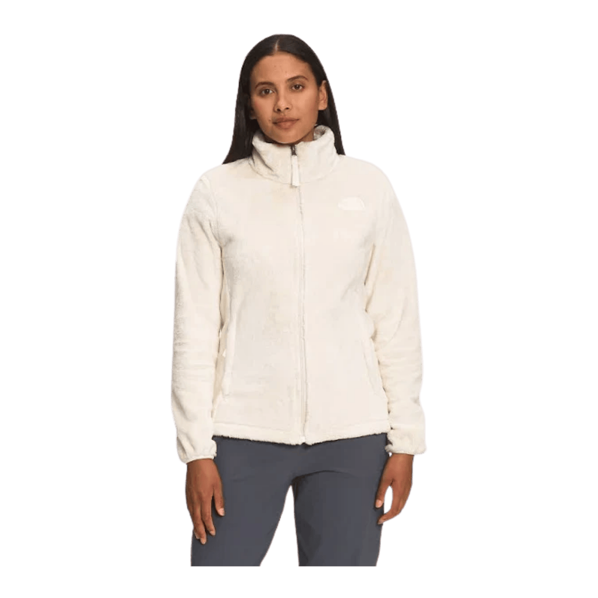 THE NORTH FACE WOMEN'S OSITO JACKET - GARDENIA WHITE - FRONT VIEW