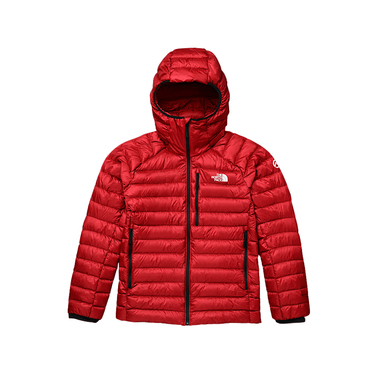 THE NORTH FACE MEN'S SUMMIT BREITHORN HOODIE JACKET - TNF RED  - PRODUCT DETAIL VIEW