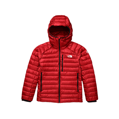 THE NORTH FACE MEN'S SUMMIT BREITHORN HOODIE JACKET - TNF RED  - PRODUCT DETAIL VIEW