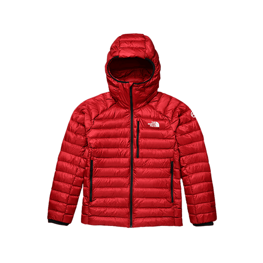 THE NORTH FACE MEN'S SUMMIT BREITHORN HOODIE JACKET - TNF RED  - PRODUCT DETAIL VIEW