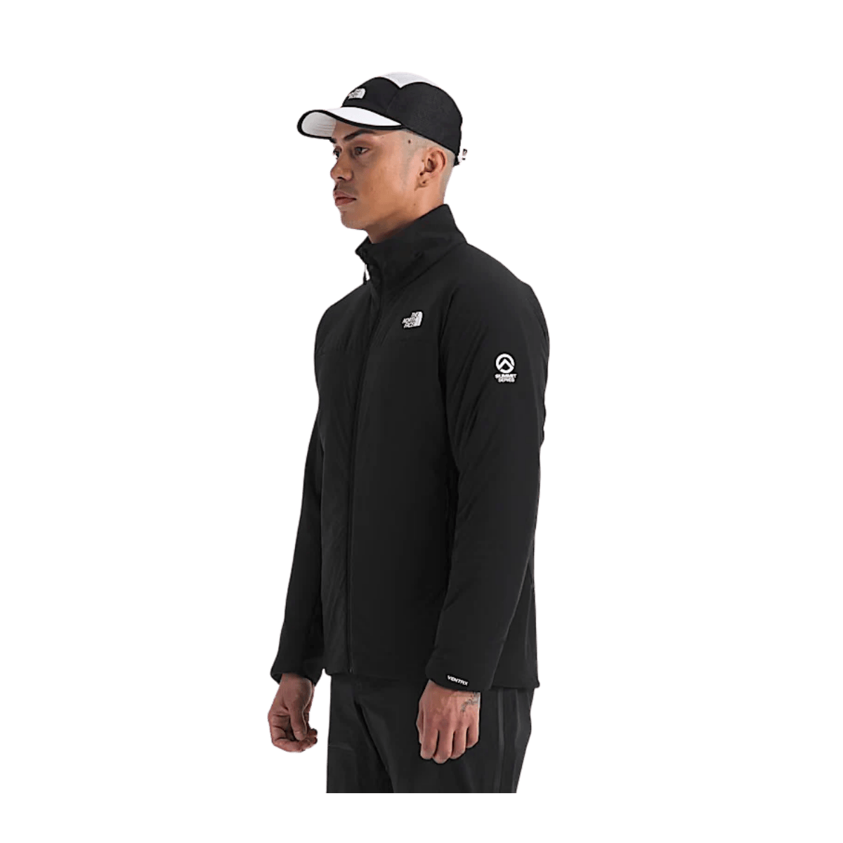 THE NORTH FACE SUMMIT CASAVAL HYBRID JACKET - TNF BLACK - SIDE VIEW