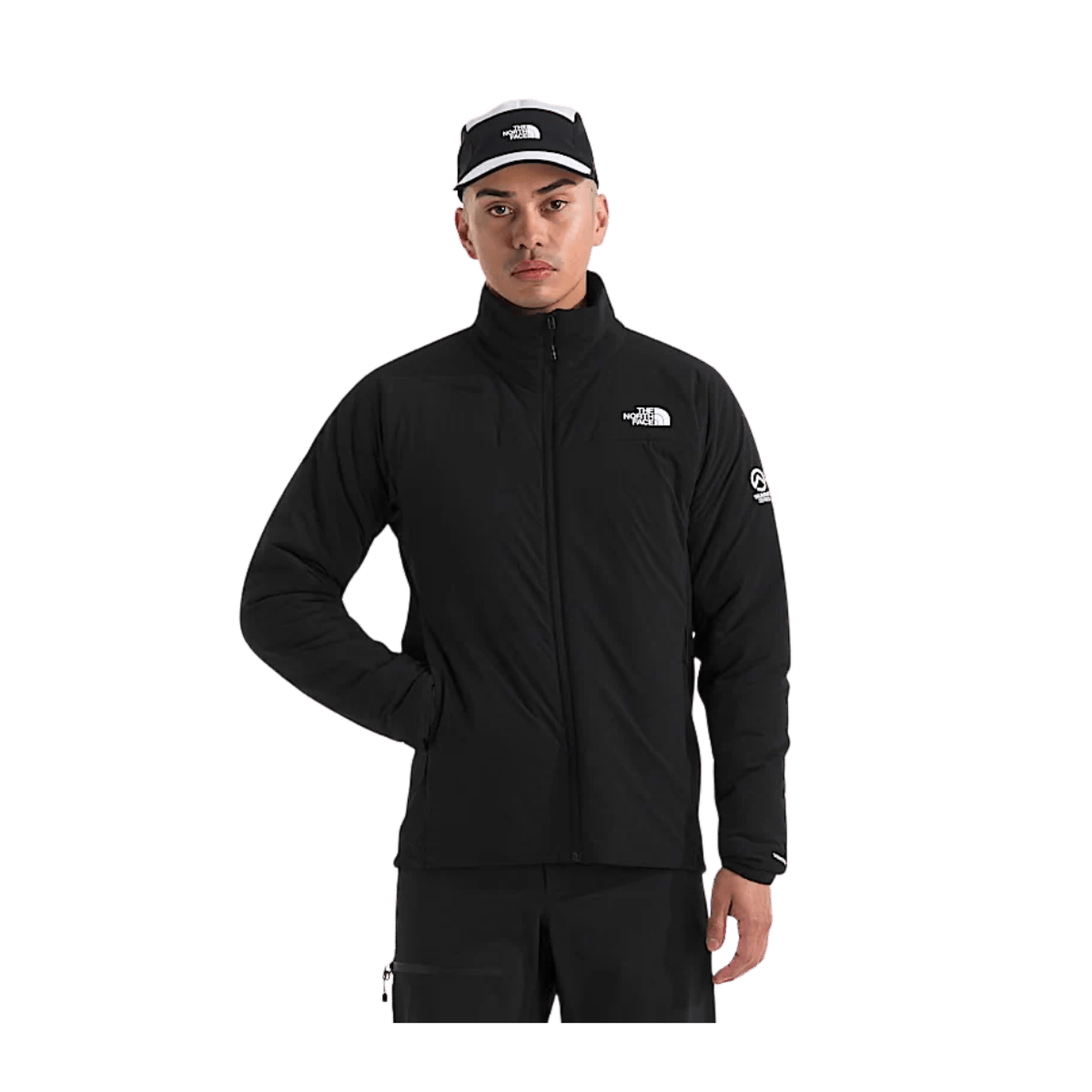 THE NORTH FACE SUMMIT CASAVAL HYBRID JACKET - TNF BLACK - FRONT VIEW