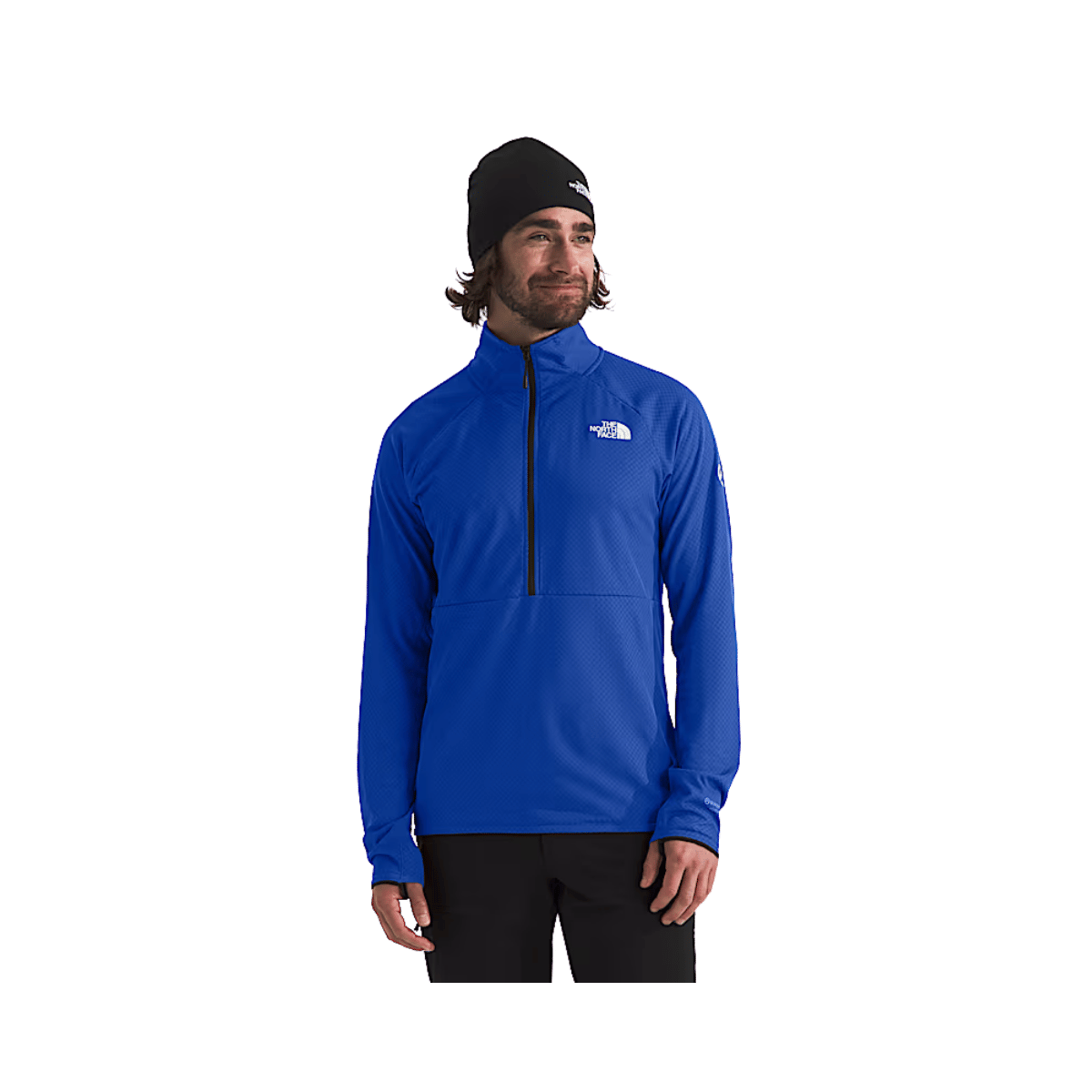 THE NORTH FACE MEN'S SUMMIT SERIES FUTUREFLEECE LT 1/2 ZIP - TNF BLUE - FRONT VIEW