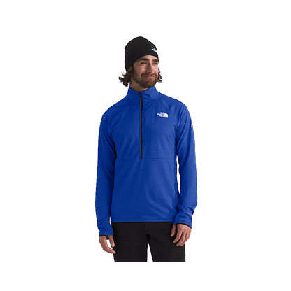 THE NORTH FACE MEN'S SUMMIT SERIES FUTUREFLEECE LT 1/2 ZIP - TNF BLUE - FRONT VIEW