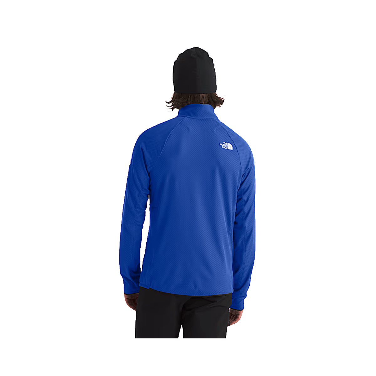 THE NORTH FACE MEN'S SUMMIT SERIES FUTUREFLEECE LT 1/2 ZIP - TNF BLUE - BACK VIEW
