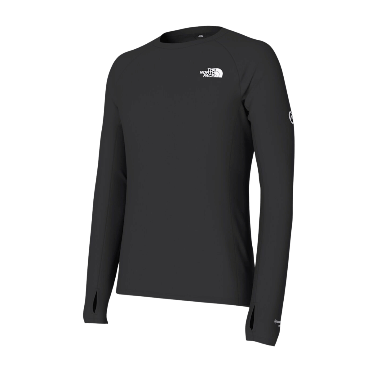 THE NORTH FACE MEN'S SUMMIT PRO 200 CREW - TNF BLACK - SIDE VIEW