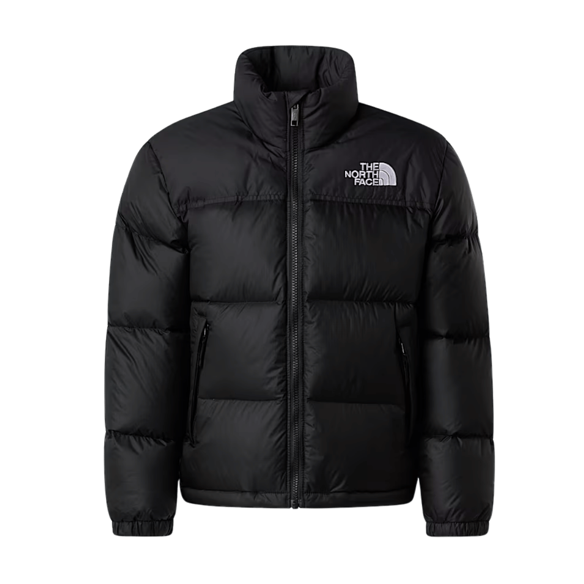 THE NORTH FACE TEEN 1996 RETO NUPTSE JACKET - TNF BLACK - FRONT VIEW