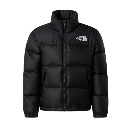THE NORTH FACE TEEN 1996 RETO NUPTSE JACKET - TNF BLACK - FRONT VIEW