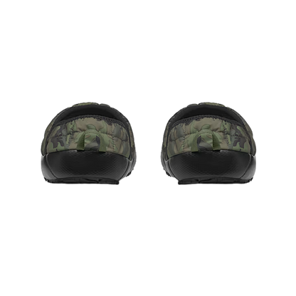 THE NORTH FACE MEN'S THERMOBALL TRACTION MULES V - CAMP PRINT/THYME - BACK VIEW