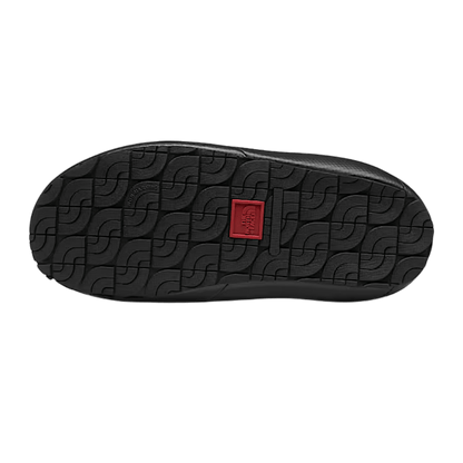 THE NORTH FACE MEN'S THERMOBALL TRACTION MULES V - CAMP PRINT/THYME - OUTSOLE VIEW