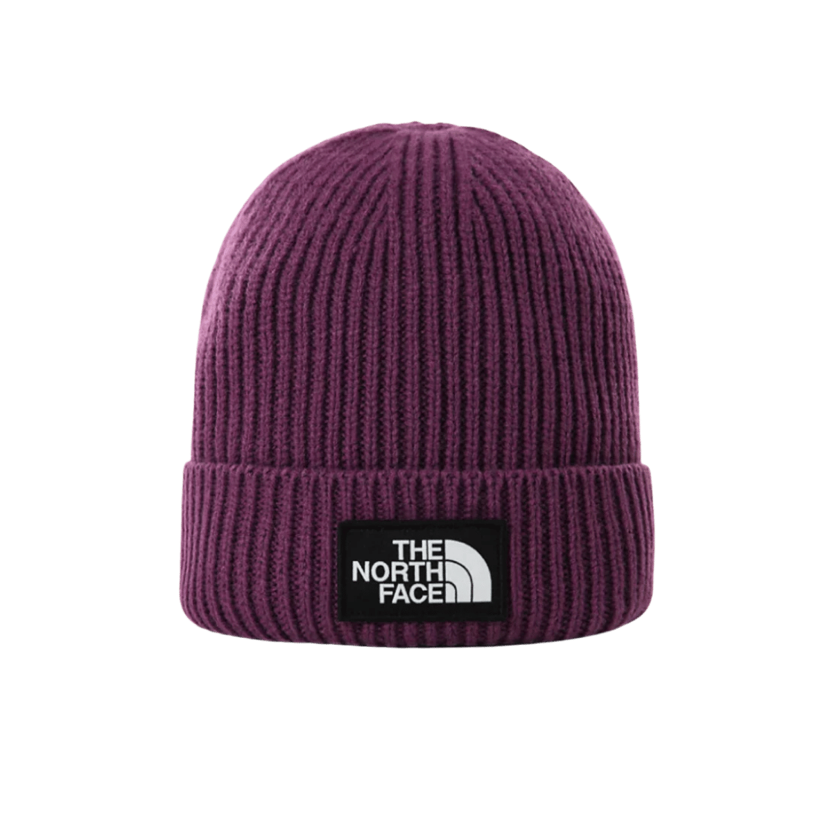 TNF LOGO BOX CUFFED BEANIE SHT - PIKES PURPLE - ONE SIZE