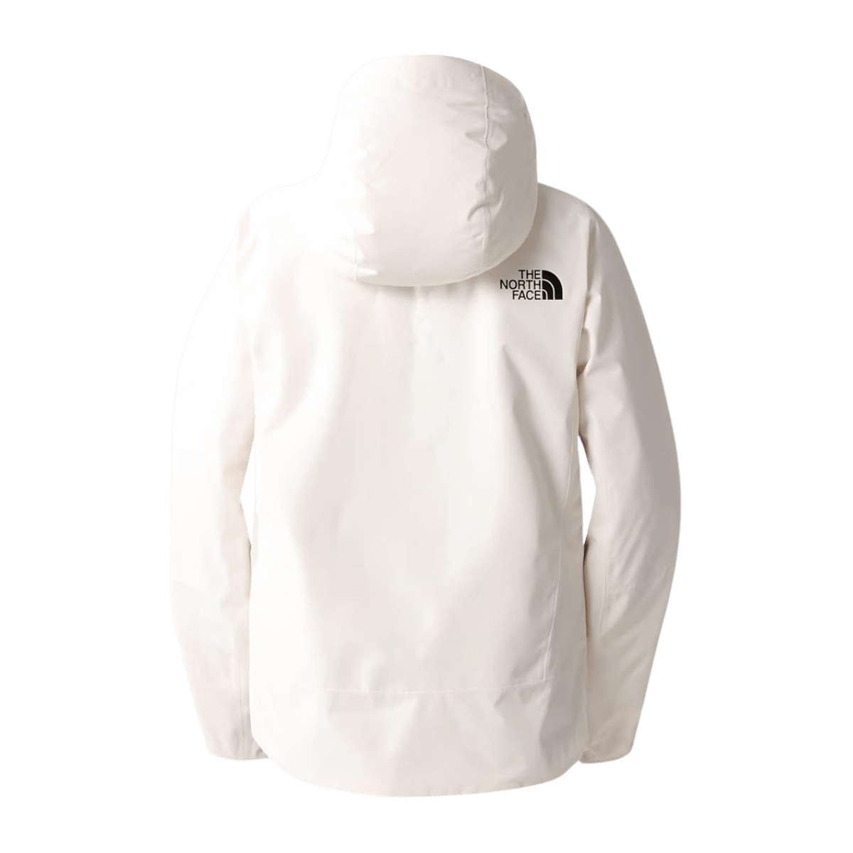 THE NORTH FACE WOMEN'S DESCENDIT JACKET - GARDENIA WHITE - BACK VIEW