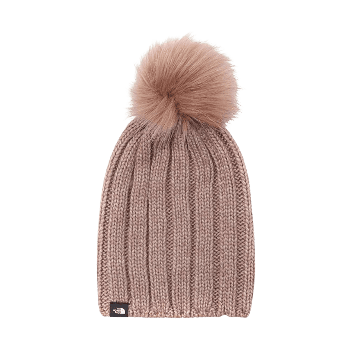 NORTH FACE WOMEN'S OH-MEGA CITY POM BEANIE - TWILIGHT MAUVE - ONE SIZE