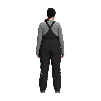 THE NORTH FACE WOMEN'S PLUS FREEDOM BIB - TNF BLACK - BACK VIEW