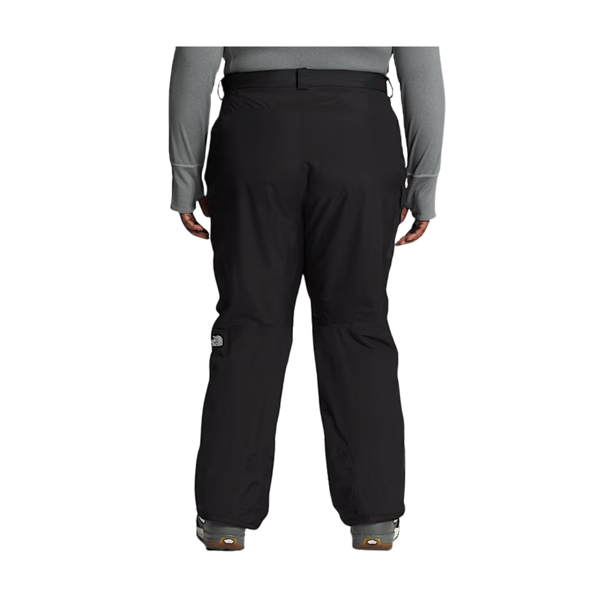 THE NORTH FACE WOMEN'S PLUS FREEDOM INSULATED PANTS - TNF BLACK - BACK VIEW