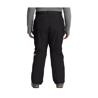 THE NORTH FACE WOMEN'S PLUS FREEDOM INSULATED PANTS - TNF BLACK - BACK VIEW