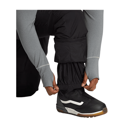 THE NORTH FACE WOMEN'S PLUS FREEDOM INSULATED PANTS - TNF BLACK - ANKLED DETAIL VIEW