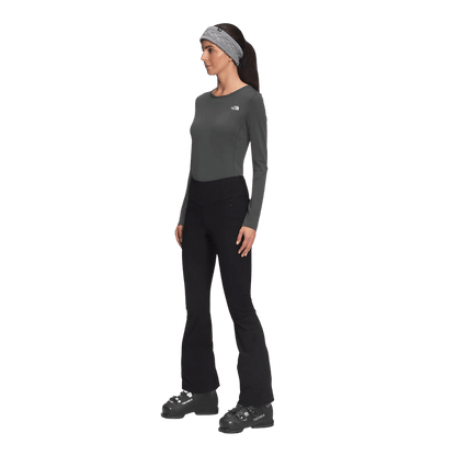 NORTH FACE WOMEN'S SNOGA PANTS - TNF BLACK - SIDE VIEW