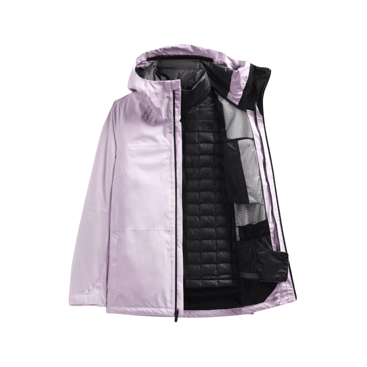THE NORTH FACE WOMEN'S THERMOBALL ECO SNOW TRICLIMATE JACKET - LAVENDER FOG