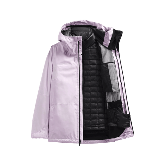 THE NORTH FACE WOMEN'S THERMOBALL ECO SNOW TRICLIMATE JACKET - LAVENDER FOG