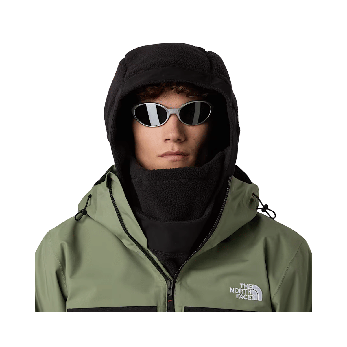 THE NORTH FACE WHIMZY POWDER HOOD- TNF BLACK - FRONT VIEW