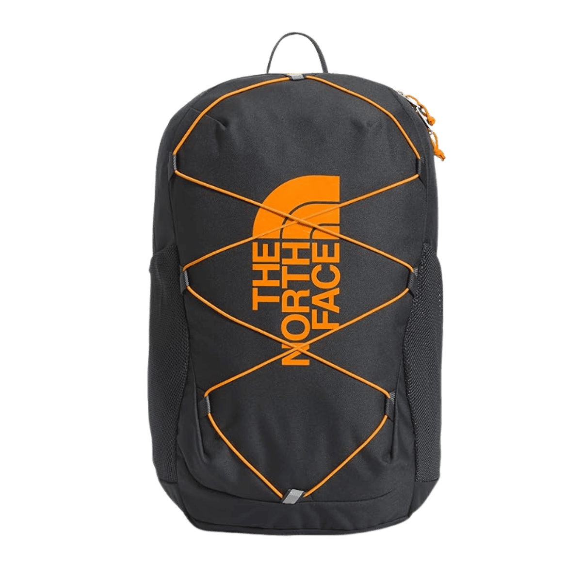 THE NORTH FACE YOUTH COURT JESTER BACKPACK - ONE SIZE - ASPHALT GREY CONE ORANGE